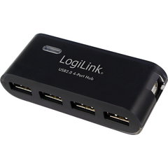 USB Hub LogiLink UA0085 4 x USB 2.0 Negru