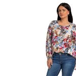 Bluza Ie Dama Multicolora cu Flori, Xmi Mall