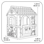 Casuta de joaca pentru copii, roz, Feber, 12221