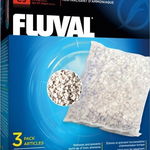 Set 3 pachete de filtrante cu carbon activ, Fluval, 3x140g