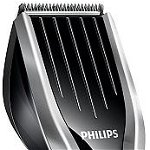 Aparat de tuns Philips HC5440/80, Acumulator, 0.5-23 mm, 24 Trepte, Lame lavabile, Pieptene pentru barba, Negru/Argintiu