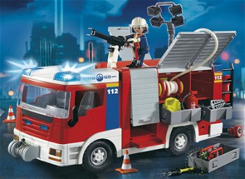 Masina pompierilor PLAYMOBIL Fire Rescue, PlayMobil