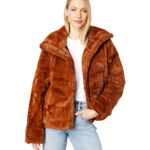 Imbracaminte Femei NVLT Short Bunny Puffer Cognac, NVLT