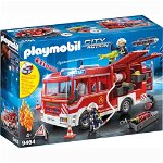Playmobil - Masina De Pompieri Cu Furtun, Playmobil