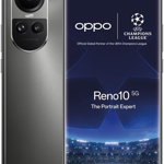 Smartphone Oppo Reno10, 256GB, 8GB RAM, 5G, Dual SIM, 4-Camere, Silvery Grey, Pachet UEFA Champions League, Oppo