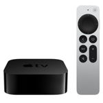 Apple TV 4K (2021), 64GB Flash, Bluetooth, Wi-Fi, LAN (Negru/Argintiu), Apple