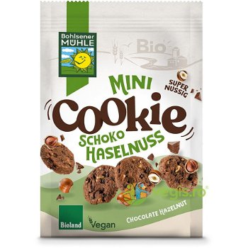 Mini Biscuiti cu Ciocolata si Alune Ecologici/Bio 125g