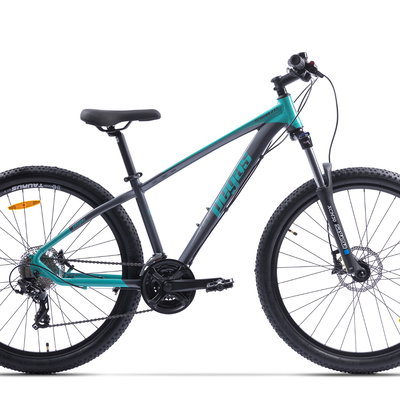 Bicicleta MTB Pegas DRUMET XS 27.5'' TURCOAZ GRI NEGRU 2023,