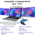 Monitor portabil LED pentru laptop 13.3, apple