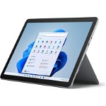 Tableta Microsoft Surface Go 3, Procesor Intel Core i3-10100Y, PixelSense 10.5", 8GB RAM, 128GB SSD, 8MP, Wi-Fi, Bluetooth, 4G, Windows 10 Pro (Argintiu)