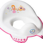 Scaun de toaleta antiderapant Tega Baby Princess - alb (LP-002-103), Tega Baby