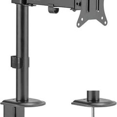 SUPORT de birou LOGILINK, pt 1 TV/monitor plat, diag. max 32 inch, rotatie, inclinare, orizontala, verticala, max 9 Kg, negru,  BP0170