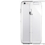 Pachet Apple iPhone 7 Plus, Husa Silicon + Folie Sticla, Transparent, REDMobile