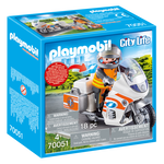 MOTOCICLETA DE URGENTA CU LUMINI