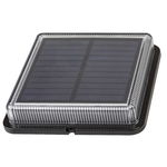 Lampa solara LED de exterior Rabalux Bilbao, 0.2W, 3.2V, 500 mAh, lumina alba naturala 4000K0, IP67, Negru