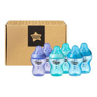 Set biberoane ONL Multicolor Baieti 0 luni+, 6 x 260ml, Tommee Tippee, Tommee Tippee