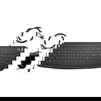 Kit Tastatura + Mouse Pavilion 200 Cu fir Negru, HP