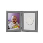 Kit rama Memory Frame Silver Baby HandPrint, Baby handprint