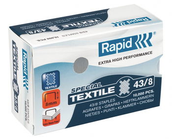 Capse 43/6  Rapid Textil 10.000 buc. SUPER STRONG