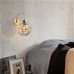 Lampa de perete, Sheen, Safderun - 402-A, E27, 100 W, metal/sticla, Sheen