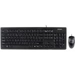 Kit tastatura + mouse A4tech KRS-8372, cu fir, negru, A4TECH