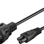 Cablu de alimentare 1.8m conector tip F CEE 7/7 la priza C5 10A laptop Goobay, Goobay