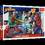 Puzzle Trefl Marvel Spider Man, Salvatorul 160 piese, Trefl
