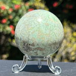 Piatra lunii cu garnierit sfera m2, druzy.ro - Cristale, Home Deco