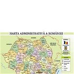 Harta administrativa a Romaniei - Plansa A2, -