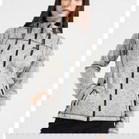 Trespass, Hanorac cu captuseala din material fleece pentru drumetii Odelia, Gri deschis melange, XL