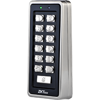 ZKTeco Controler acces cu PIN si card pentru exterior, carcasa metal IP65 Waterproof