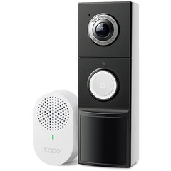 Camera de supraveghere wireless cu sonerie TP-Link Tapo D205 2K 3MP unghi de vizualizare larg 160° detectare inteligenta de persoane