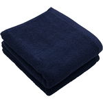 Set 2 prosoape de fata bumbac 100%, 600gsm, Somnart, 50x90cm, bleumarin