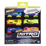 Set Nerf -nitro Foam Car 6 Pack Assortment 