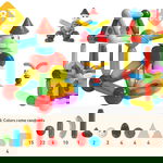 Set de constructie magnetic STICK 78 piese MAGPLAYER, MAGPLAYER