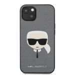 Husa Karl Lagerfeld Karl Head Silver pentru Apple iPhone 13 mini