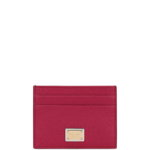 Dolce & Gabbana DOLCE & GABBANA CRUISE Leather credit card case FUCHSIA, Dolce & Gabbana