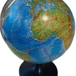 Glob hidrografic montan, Delma Globe, 25 cm, Limba romana