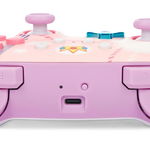 Controller Wireless POWERA Enhanced pentru Nintendo Switch/OLED/Lite NSGP0255-01, Princess Peach Plaid