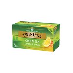 Ceai Twining Verde cu aroma de Lamaie si Miere, 25 pliculete, 40 gr.