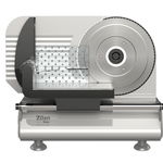 Feliator Electric, Putere 150w, Lama Inox, Carne, Branzeturi, Paine, Fructe, Legume, Usor De Curatat, Argintiu, Zilan