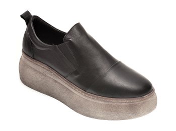 Pantofi FLAVIA PASSINI negri, 9911, din piele naturala