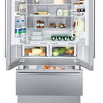 Combina frigorifica Liebherr CBNes 6256, 471 L, No Frost, Display intern, Control electronic, SuperCool, BioFresh, IceMaker, H 203.9 cm, Inox