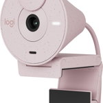 Logitech Camera Web Logitech Brio 300, USB, Full HD, 30 fps, Roz, Logitech
