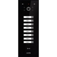 Videointerfon de exterior Electra VPU.08F03.ELBTL, 8 familii, 800 LTV, RFID, incastrat, negru, Electra