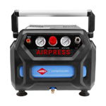 Compresor de aer cu piston, fara ulei - Blue Series 1.1kW, 215 L/min, 8 bari - Rezervor 6 Litri - AirPress-H215/6-36943, AirPress