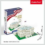 Puzzle 3D Cubicfun Casa Alba, 64 piese, Cubicfun
