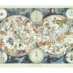 Puzzle Ravensburger - Fantastic Beasts World Map, 1500 piese (16003), Ravensburger