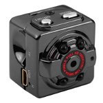 Camera supraveghere techstar® sq8, super mini, inregistrare hd, 720p, microsd, detectare miscare, night vision infrarosu