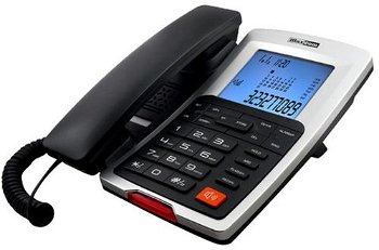 Telefon cu fir Maxcom KXT709, Graphite Silver, Maxcom